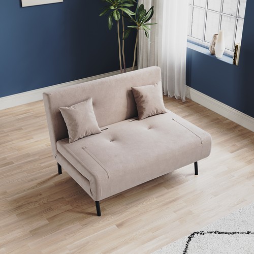 Bettsofa klappsofa 120cm couch - 120cm,