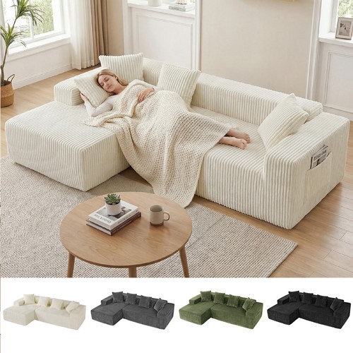 Ecksofa sofa couch cordsofa - sofa,
