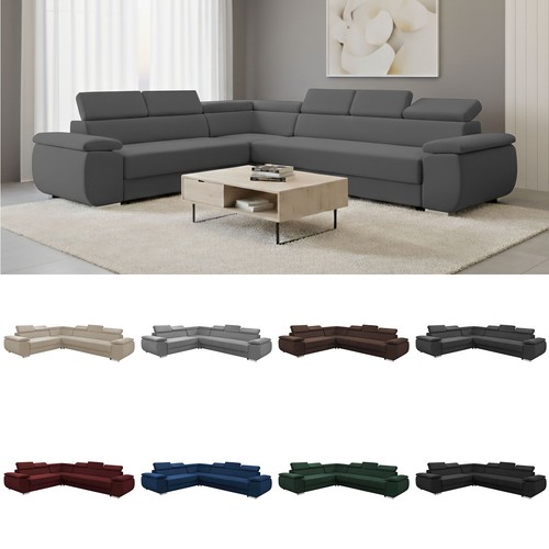 Ecksofa dantino 265x330 form - ecksofa, l-form