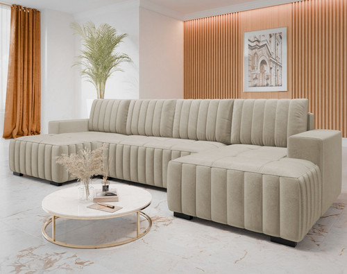 Ecksofa kukle mit - u, bettkasten