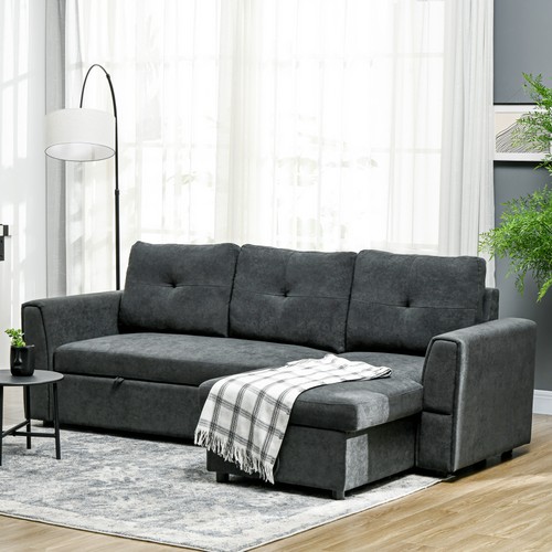 Homcom schlafsofa ecksofa - homcom,