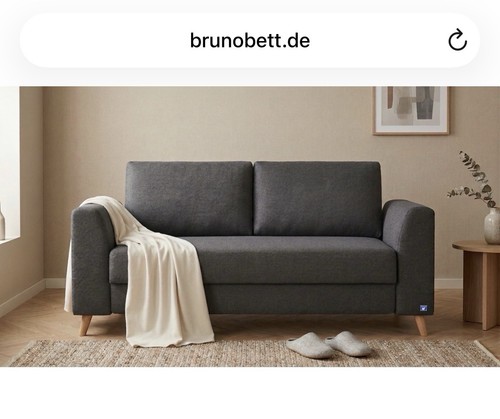Bruno schlafcouch anthrazit - bruno,