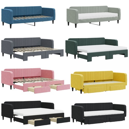 Samt tagesbett schlafsofa - tagesbett,