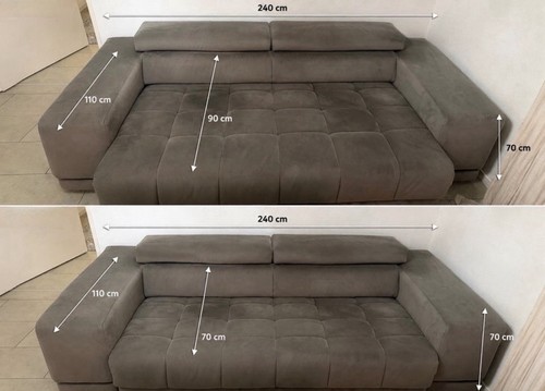 Sofa couch premium 240cm - couch,